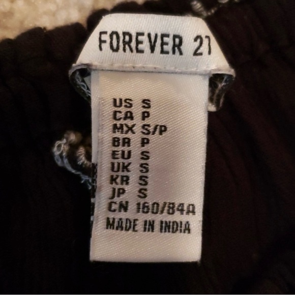 Forever 21 Embroidered Off-Shoulder Boho Top - Picture 4 of 4